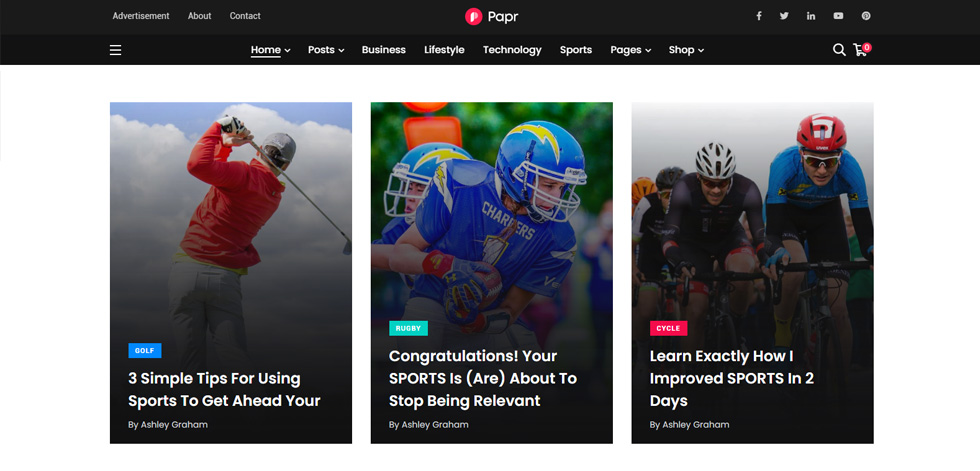 Home page