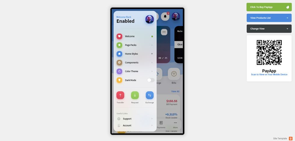 Sidebar navigation