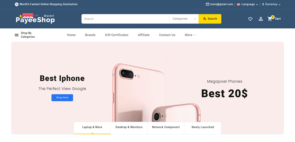 Home page