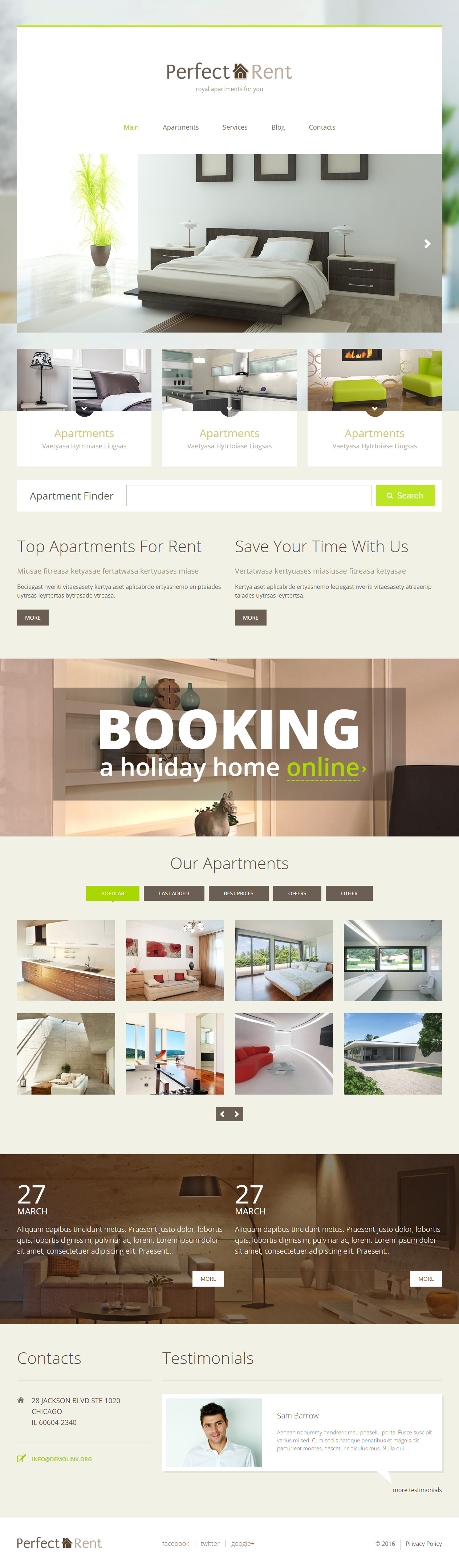Perfect Rent WordPress Real Estate Themes