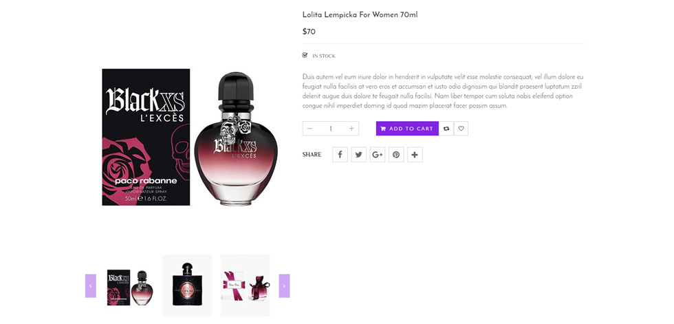 Product page