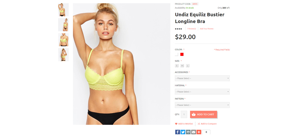 Product page