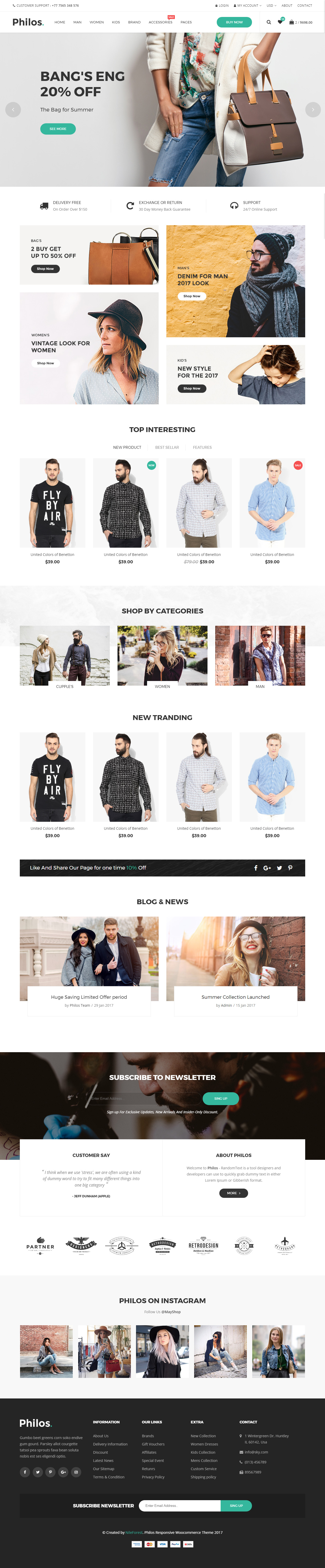 Philos Fashion HTML5 Templates