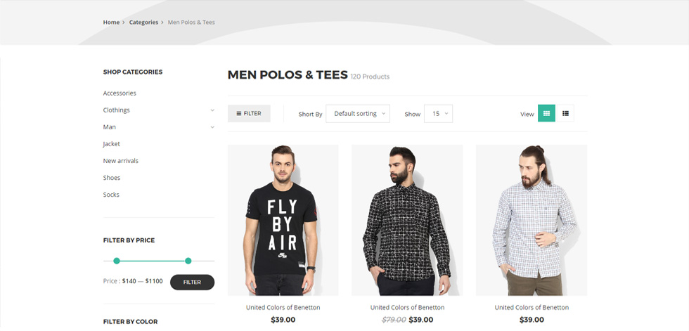 Category page
