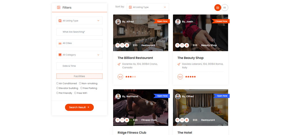 Listing