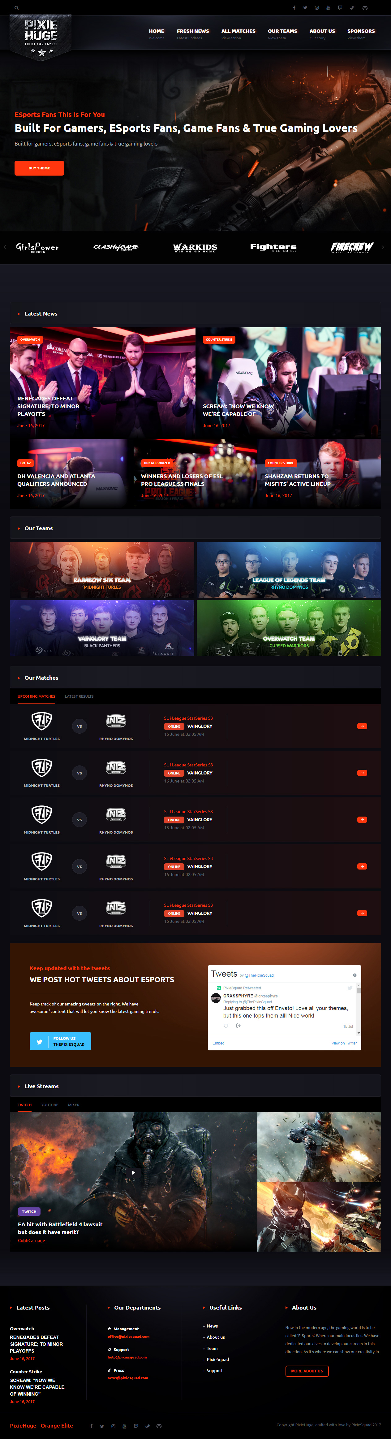 PixieHuge WordPress Game Theme