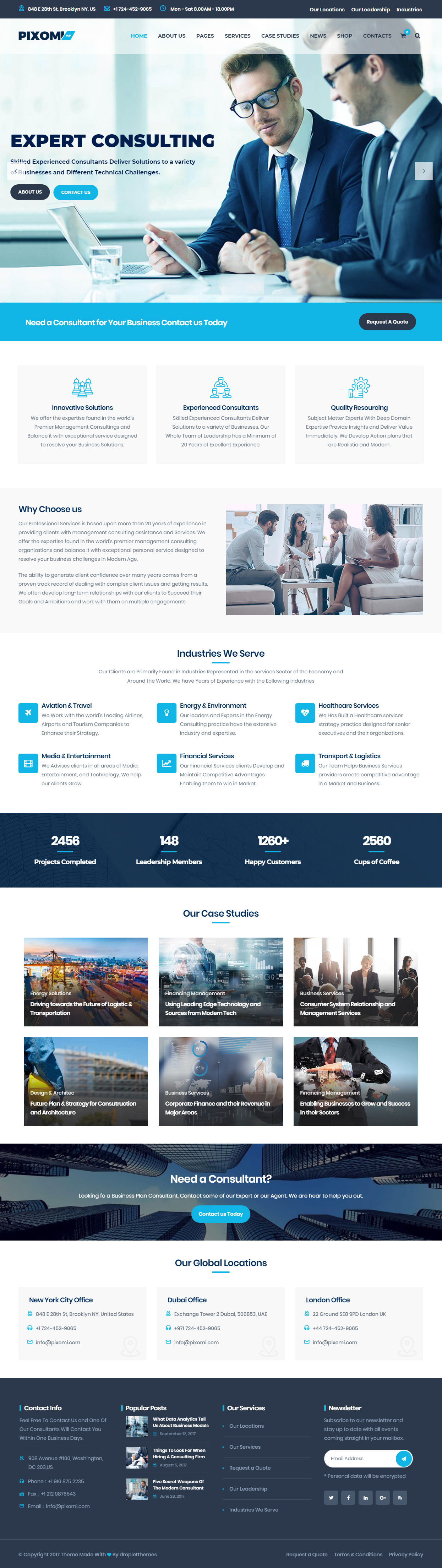 Pixomi WordPress Visual Composer Themes