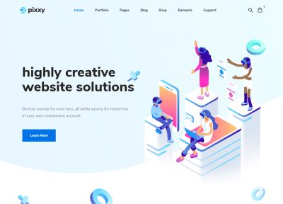 Latest WordPress Material Design Theme 2018