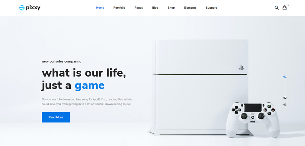Home page