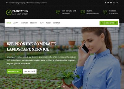 Best HTML5 Landscape Templates 2017