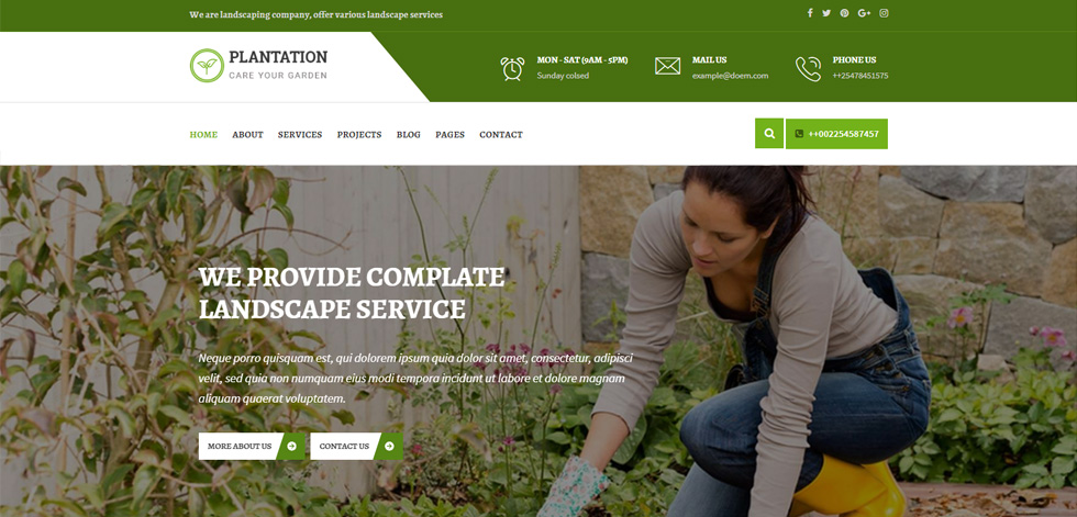 Home page