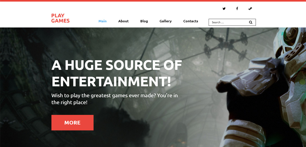 Home page