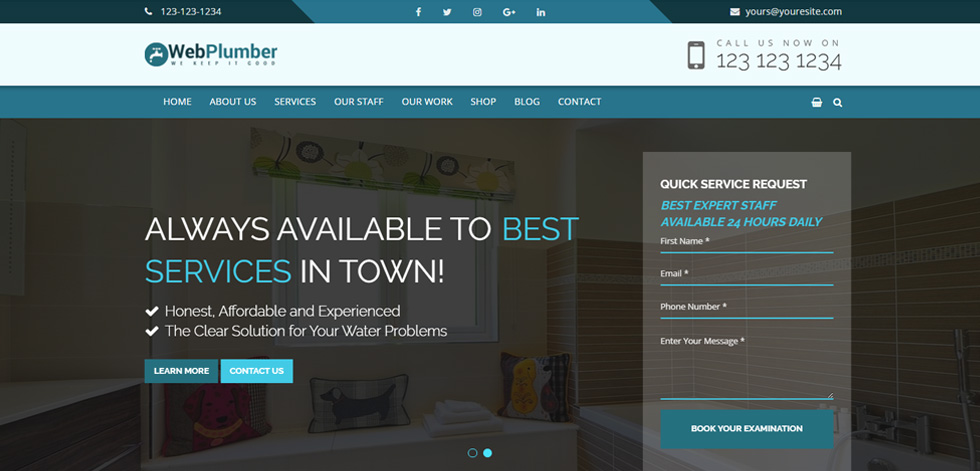 Home page