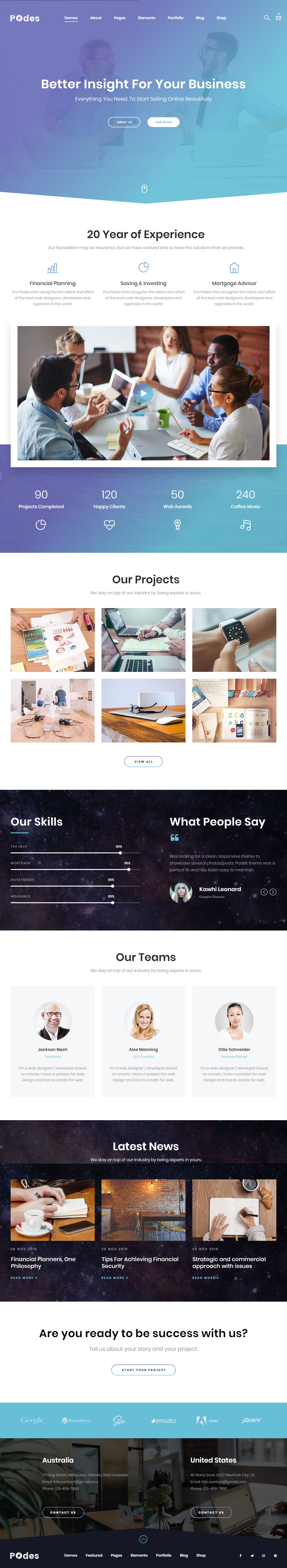 Podes HTML5 Consulting Template