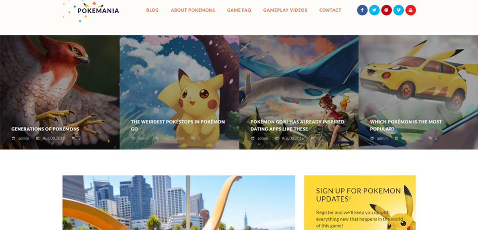 Home page