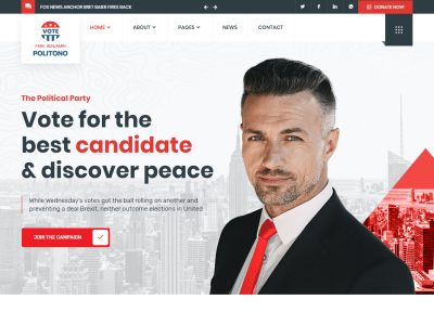 15+ Best WordPress Political Themes 2020