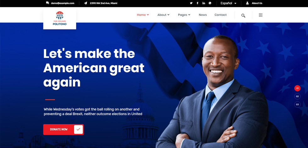 Home page