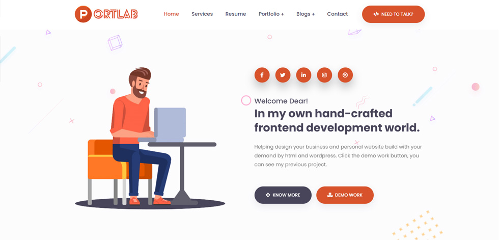 Home page