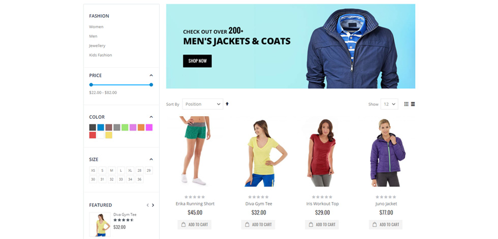 Category page