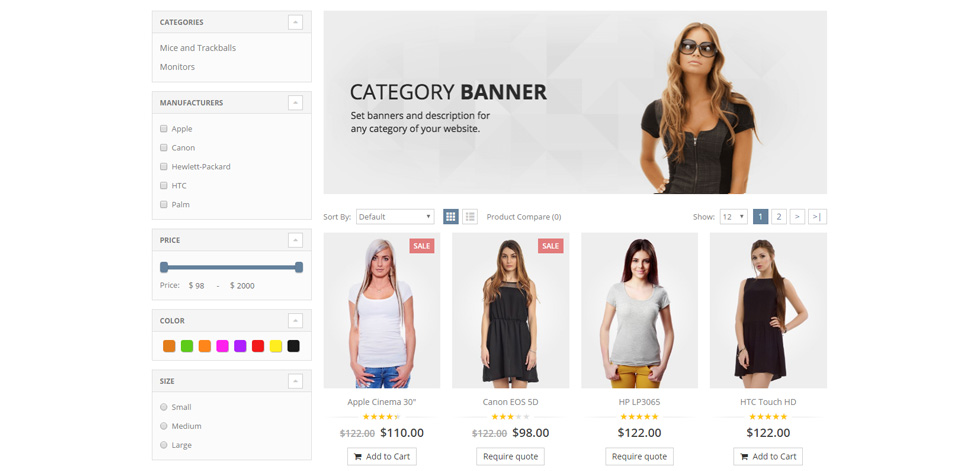 Category page