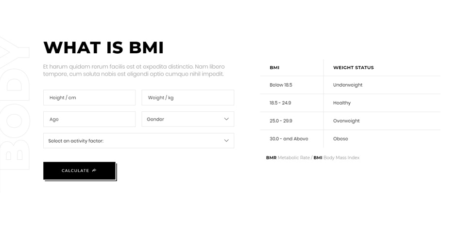 BMI Calculator
