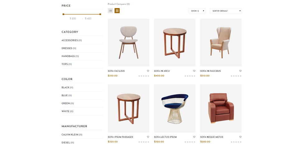 Category page