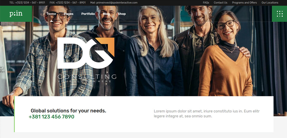 Home page