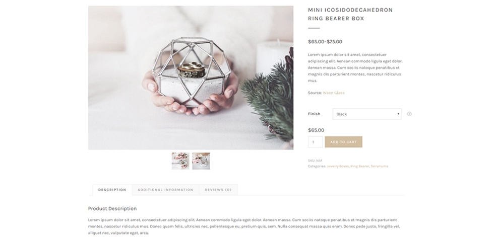 Product page
