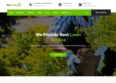 Latest HTML5 Landscape Templates 2018