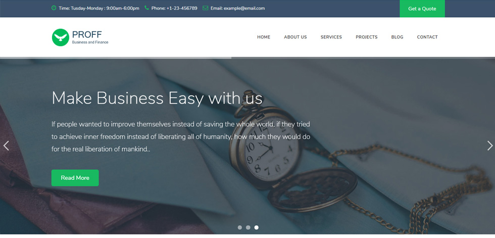 Home page