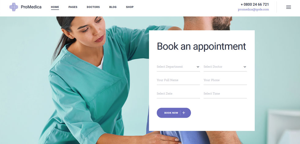 Home page