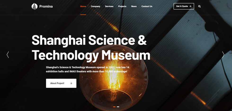 Home page