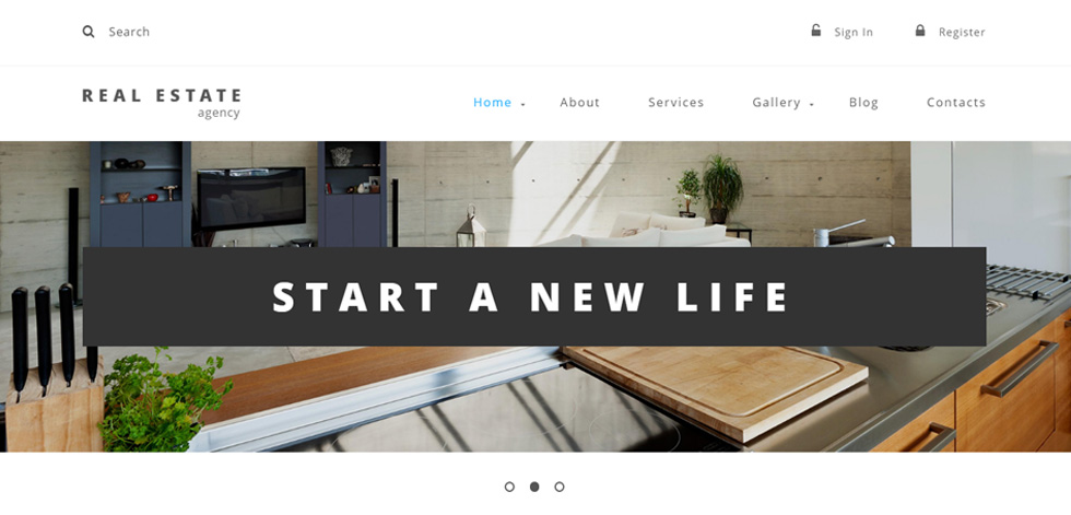 Home page