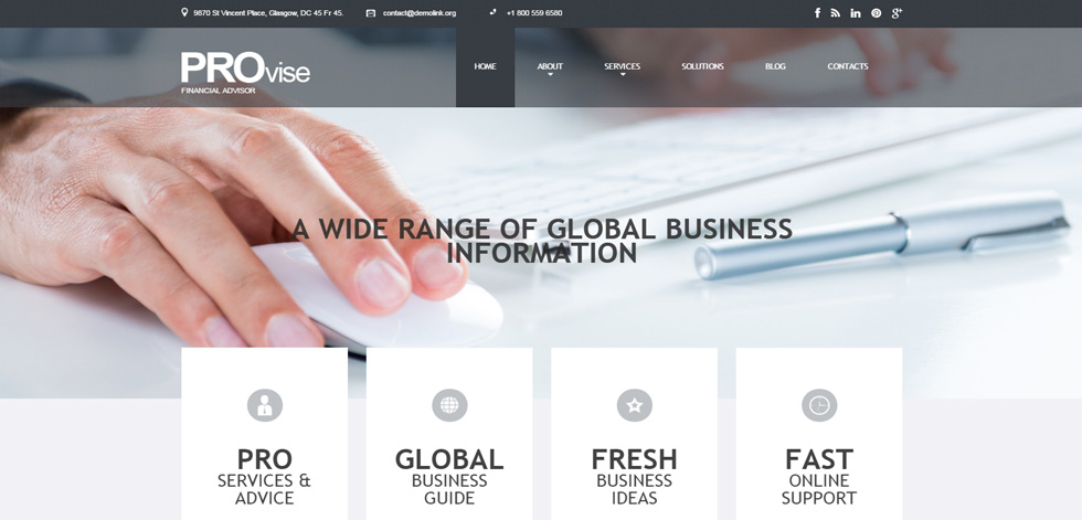 Home page