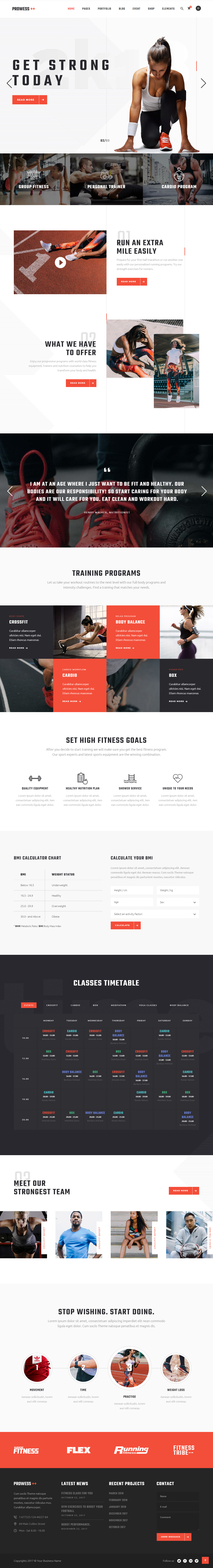 Prowess WordPress Event Calendar Theme