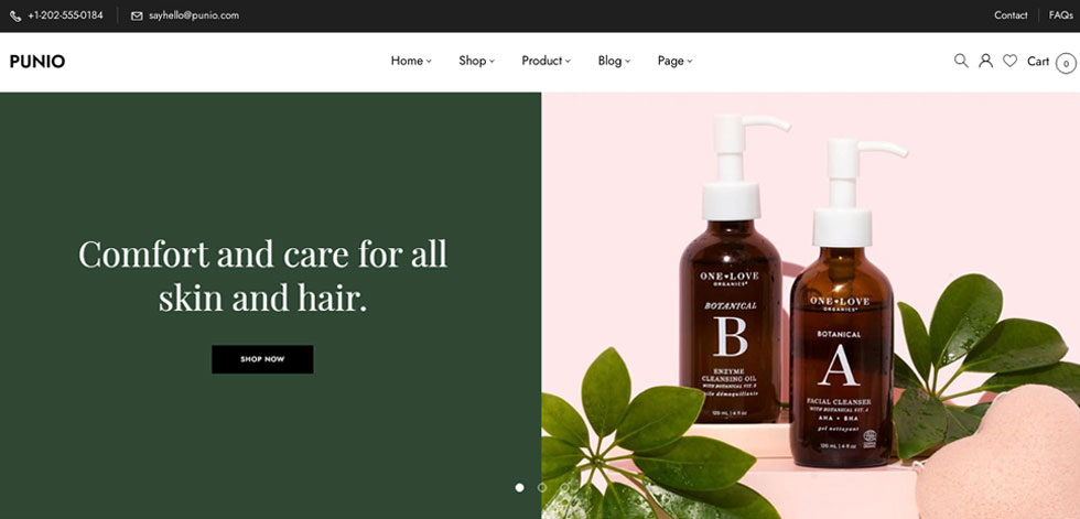 Home page