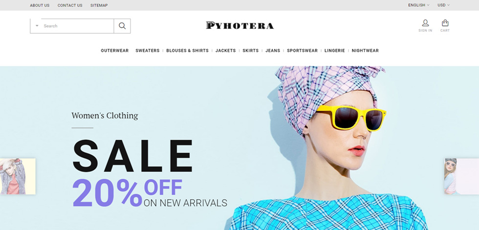 Home page