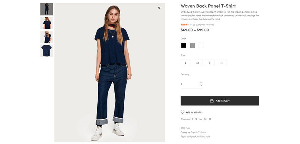 Product page