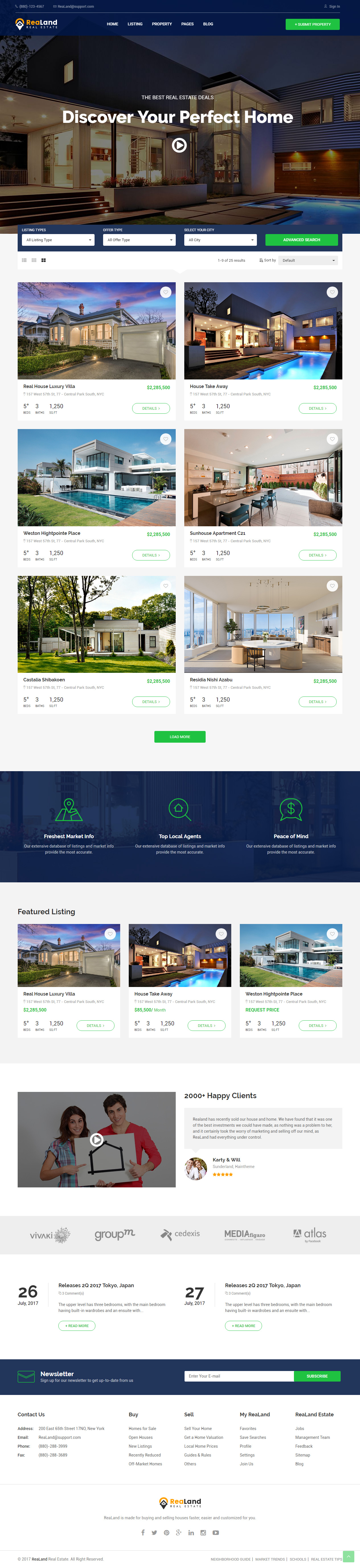 ReaLand HTML5 Directory and Listing Templates