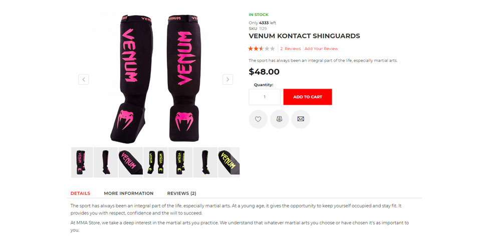 Product page