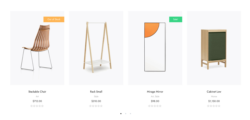 Shop page