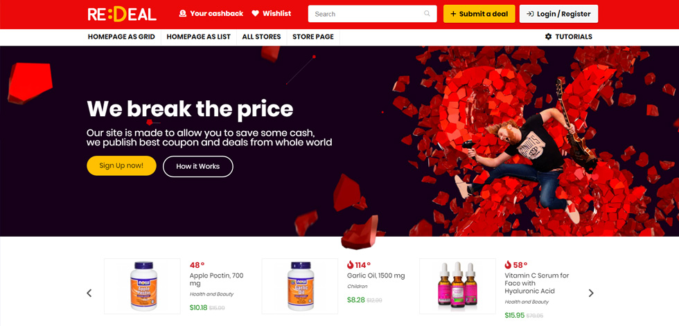 Home page