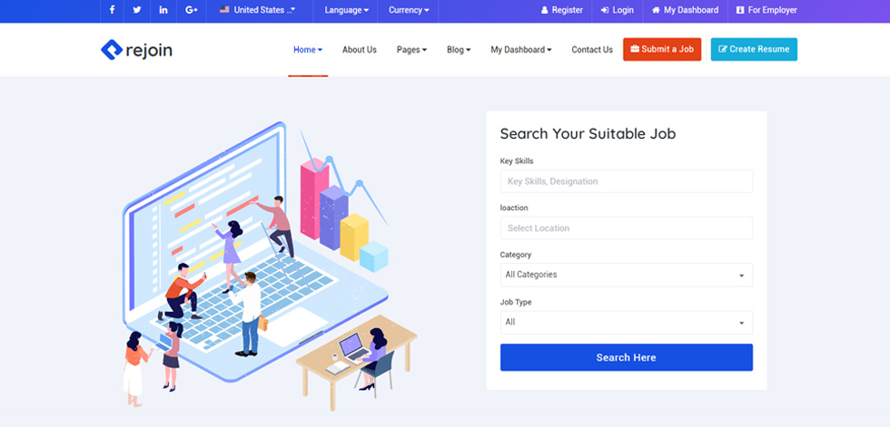 Home page