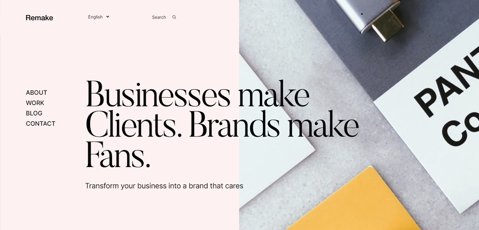 Home page