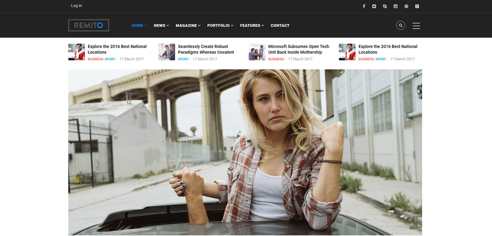 Home page