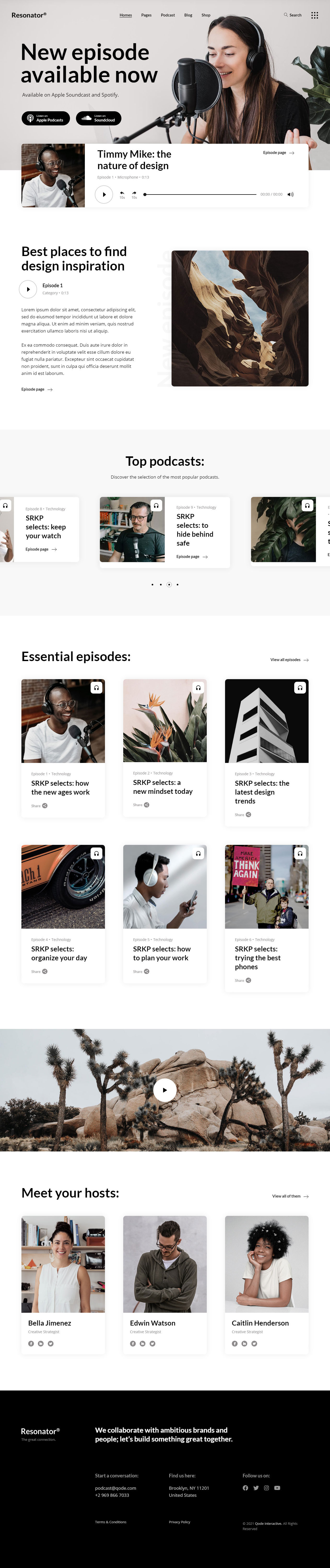 Resonator WordPress Radio Station Theme