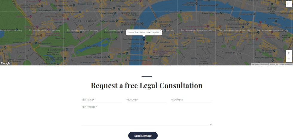 Contact page
