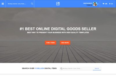 Best HTML5 Digital Marketplace Website Templates