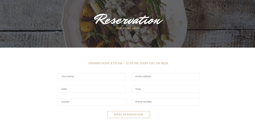 Reservation