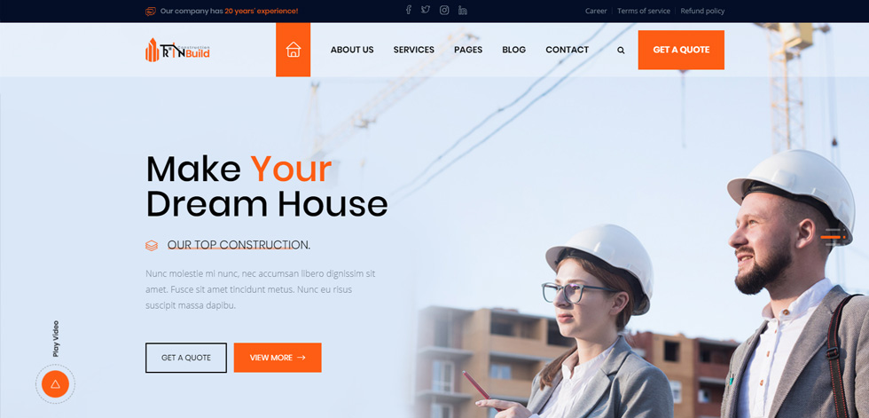 Home page